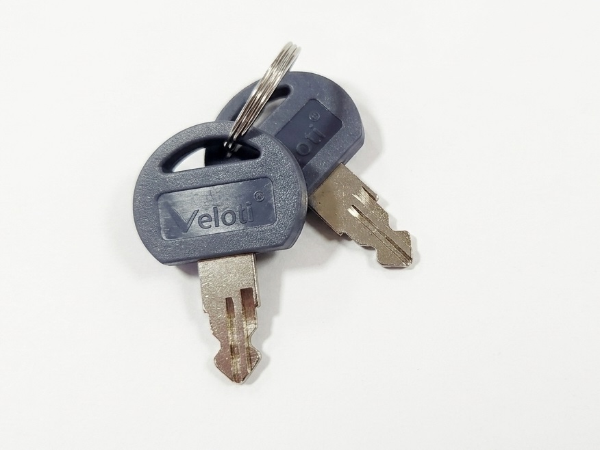 Palanca Destrabe Chapa Con 2 Llaves Motor New Veloti Speed 800kg - Imagen 2